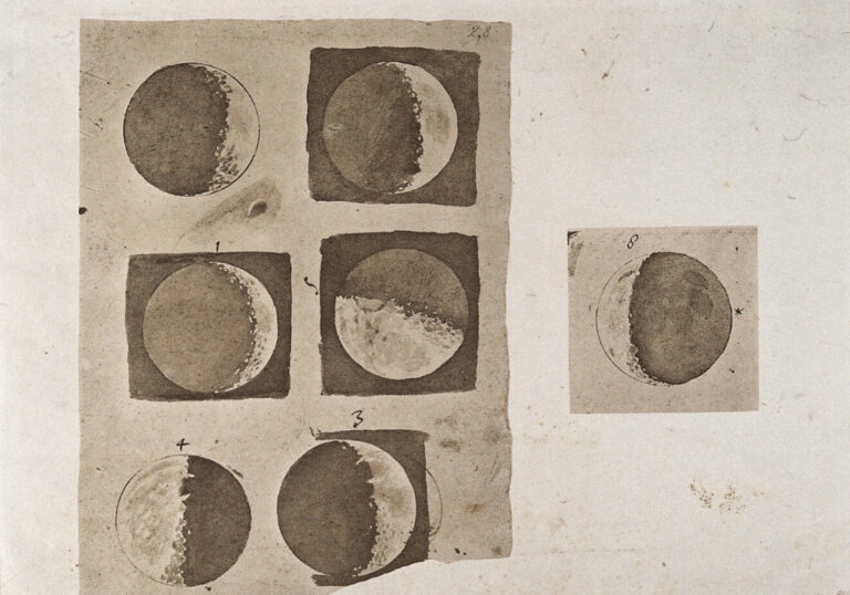 Moon Drawing Galileo