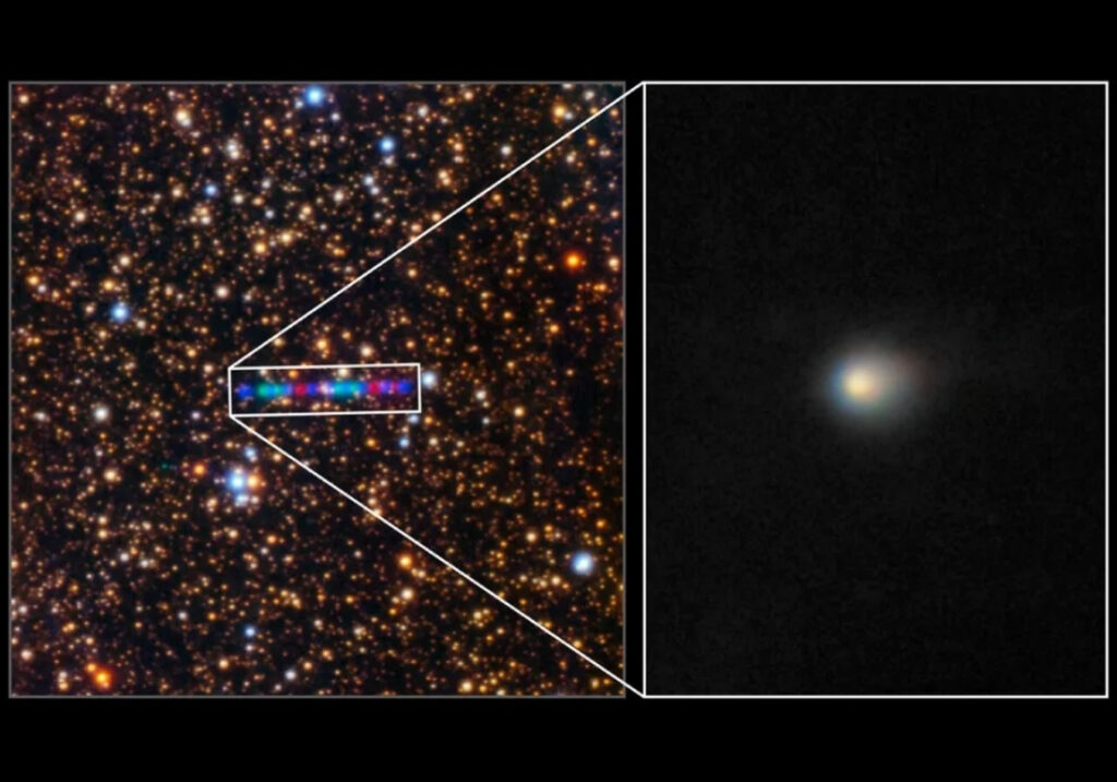 Brightening Interstellar Comet