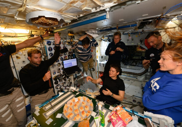 Peggy Whitson Thai space food