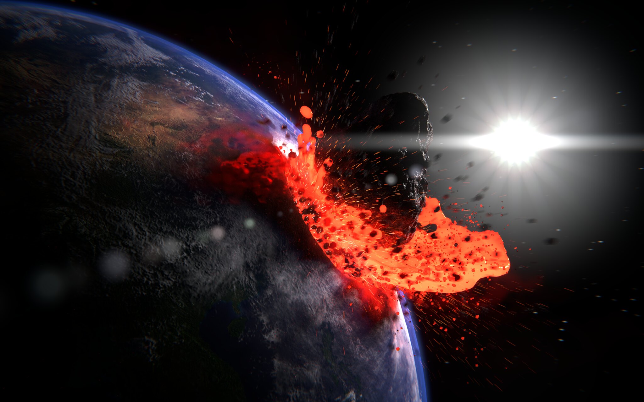 Asteroid-hit-Earth