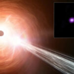 เงาแสงสะท้อนดวงอาทิตย์บนยานลงจอดดวงจันทร์อะพอลโล 14