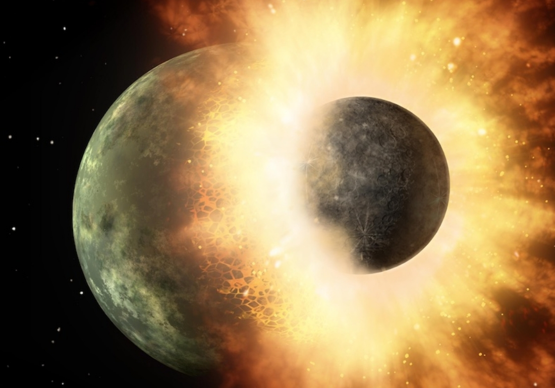 collision created Mercury