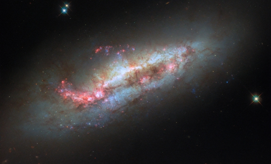 เครดิตภาพ: NASA / ESA / Hubble / D. Thilker.