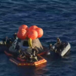 ภาพถ่ายบันทึกประวัติศาสตร์ภารกิจอาร์ทิมิส 2 ขณะบินผ่านดวงจันทร์กลับมายังโลก